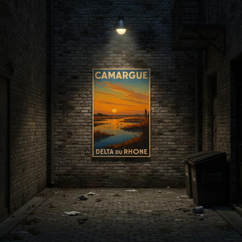 Affiche La Camargue, vue 4