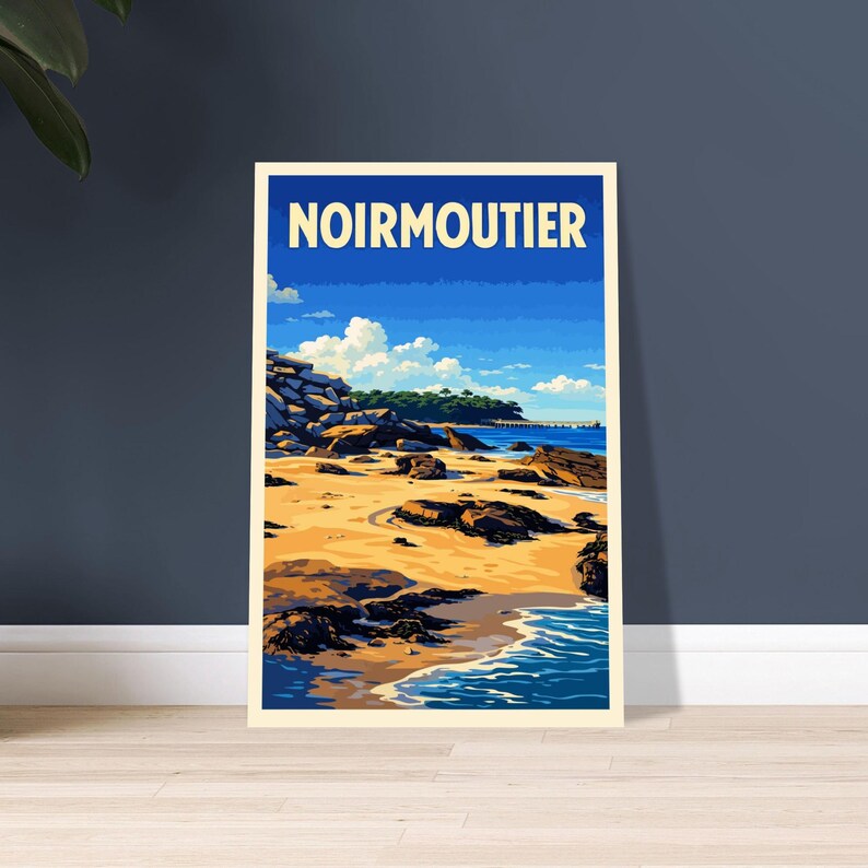 Affiche vintage Noirmoutier