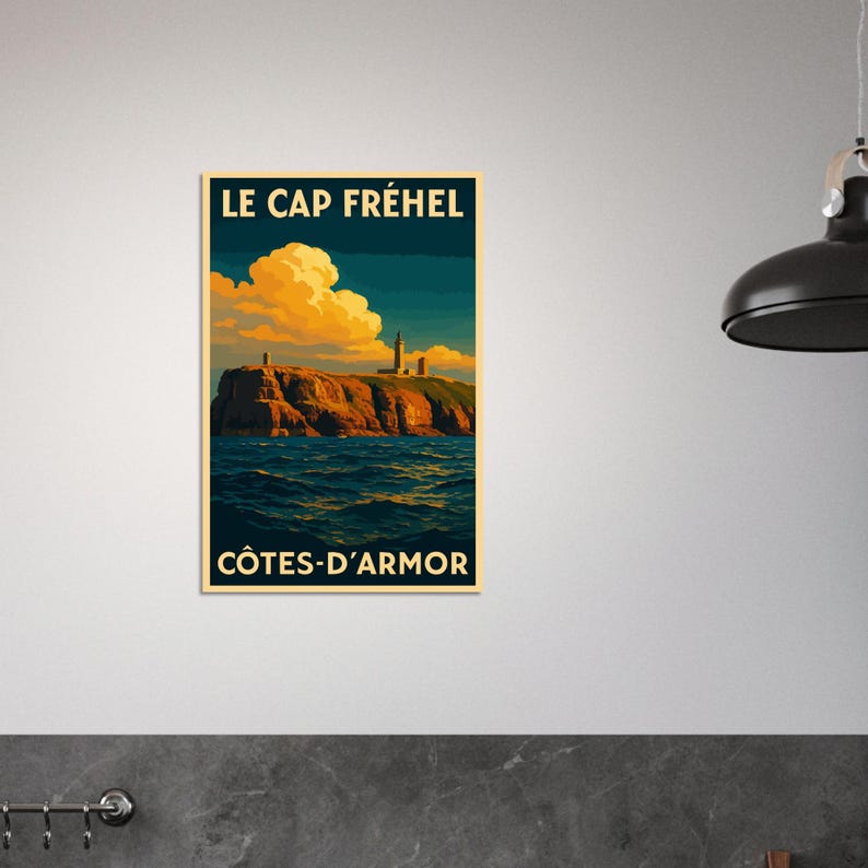 Affiche Le cap Fréhel, vue 2