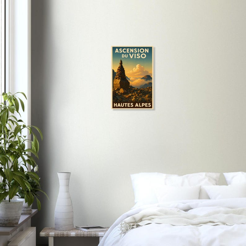Affiche L'ascension du Viso, vue 3
