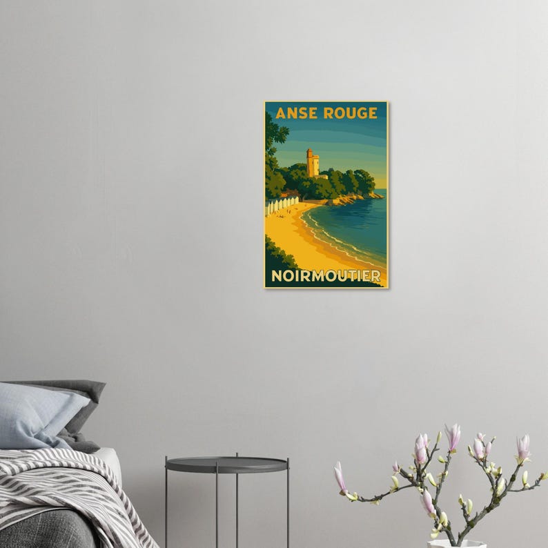 Affiche L'Anse Rouge, Noirmoutier, vue 5