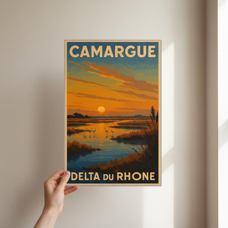 Affiche La Camargue, vue 2