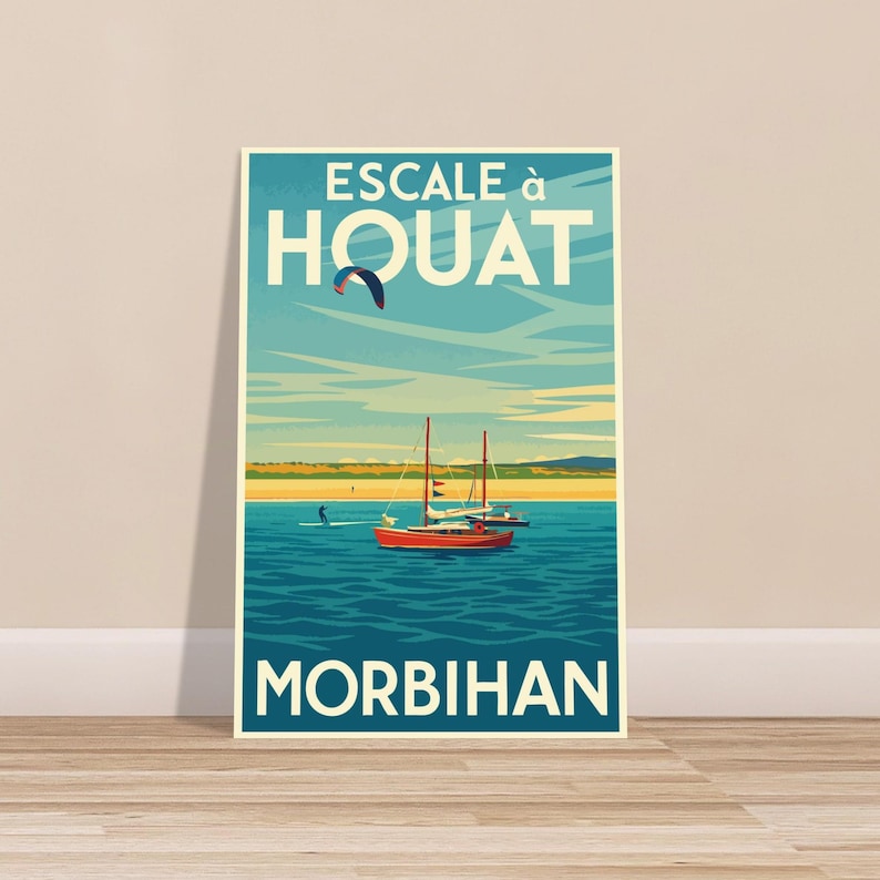 Affiche vintage L'île de Houat