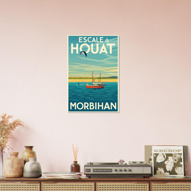 Affiche L'île de Houat, vue 5