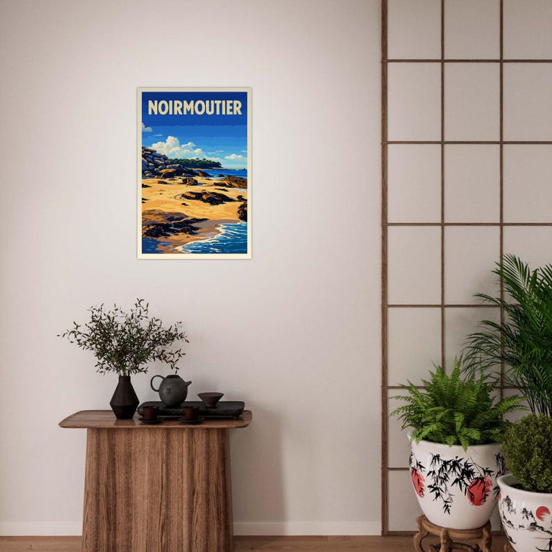 Affiche Noirmoutier, vue 2
