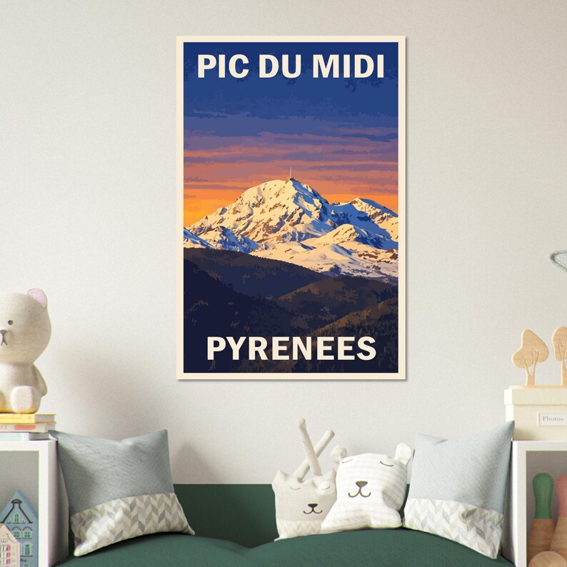 Affiche Le Pic du Midi, vue 3