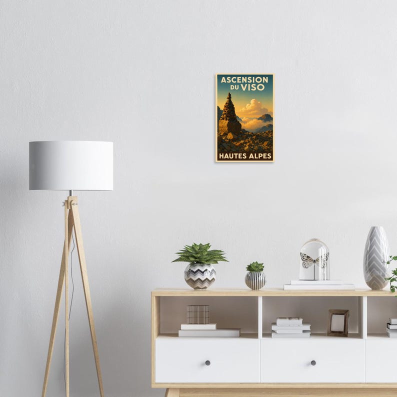 Affiche L'ascension du Viso, vue 4