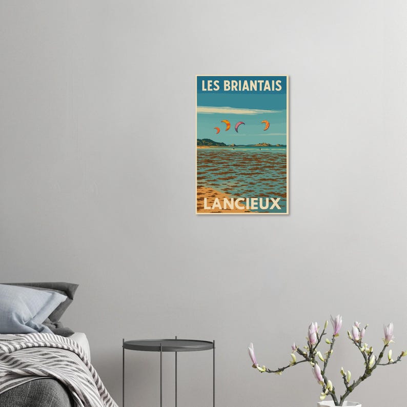 Affiche Kitesurf aux Briantais, vue 3