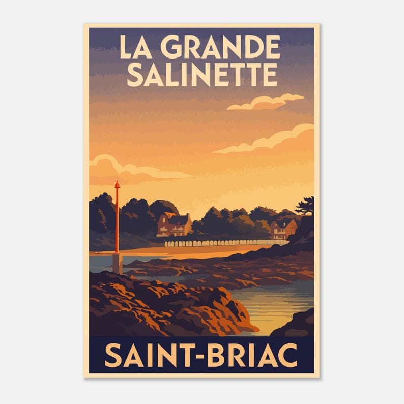 Affiche La Grande Salinette, Saint-Briac, vue 4