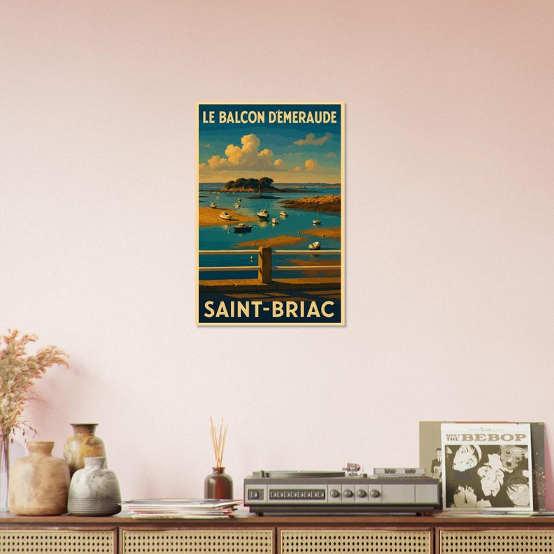 Affiche Saint-Briac, le balcon d'Émeraude, vue 5
