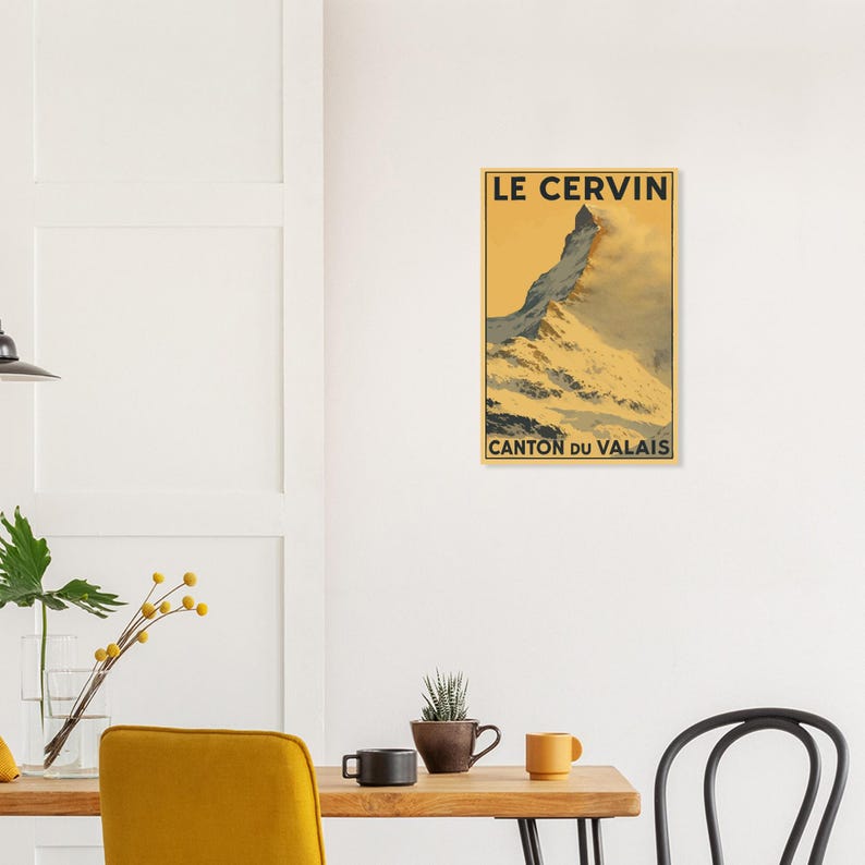 Affiche Le Cervin, vue 3