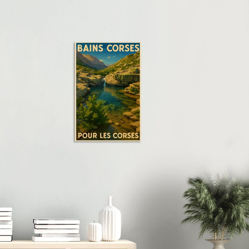 Affiche Bains corses, vue 2