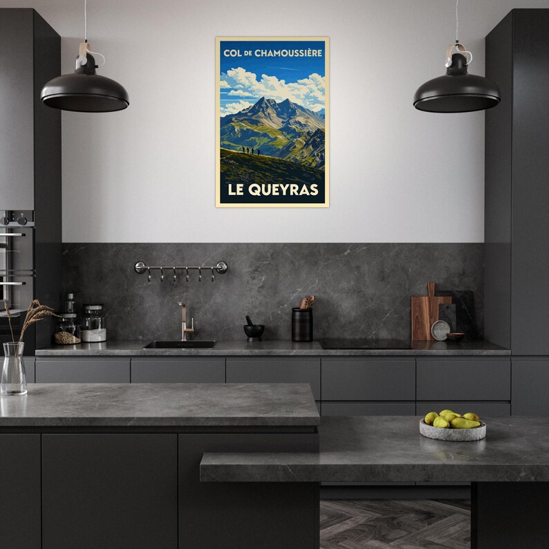 Affiche Le col de Chamoussière, vue 5