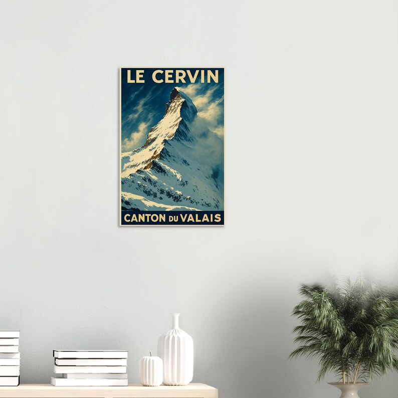 Affiche Le Cervin, Valais, vue 3