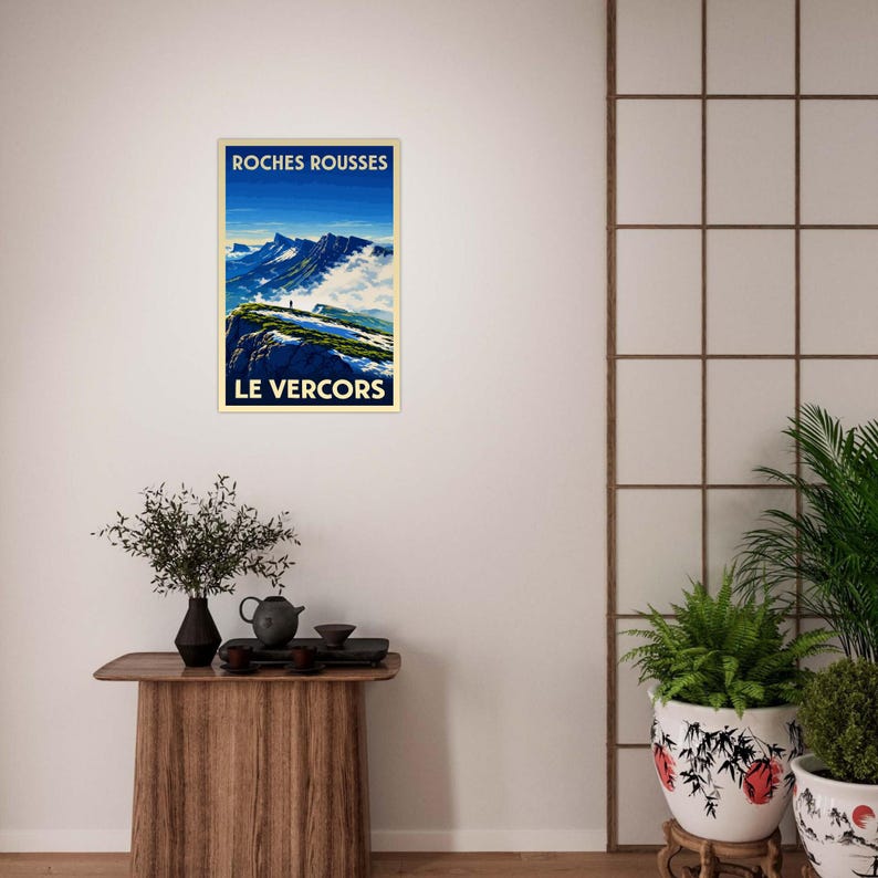 Affiche Les crêtes des Roches Rousses, vue 5