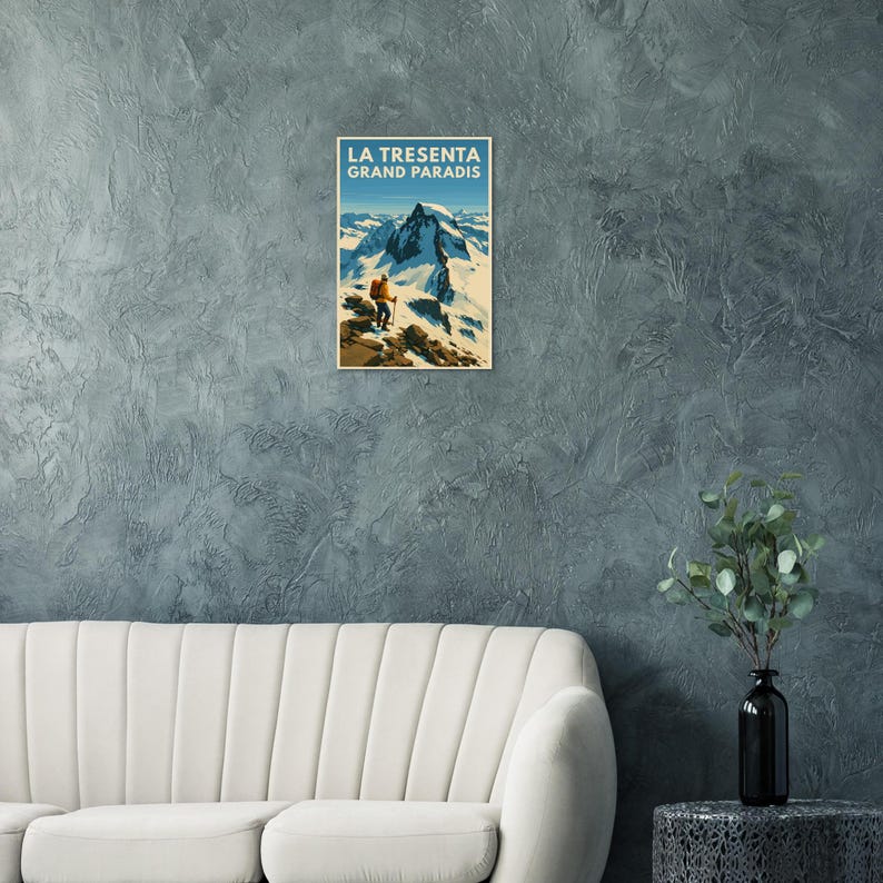 Affiche La Tresenta, Grand Paradis, vue 2