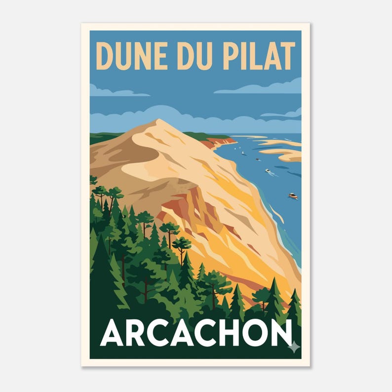 Affiche La dune du Pilat, nouvelle édition, vue 4