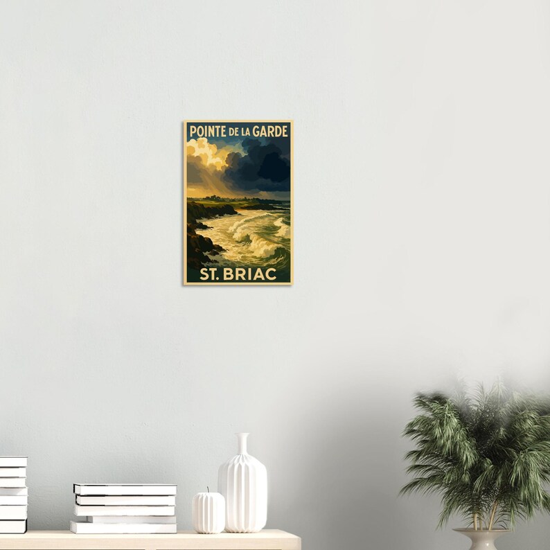 Affiche La pointe de la Garde dans la tempête, vue 2