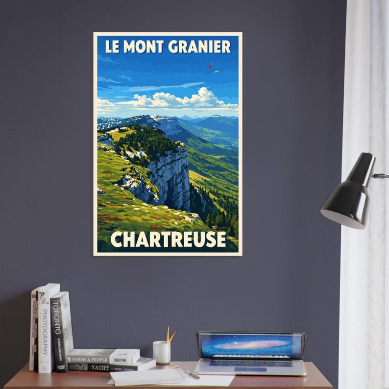 Affiche Le Mont Granier en été, vue 3