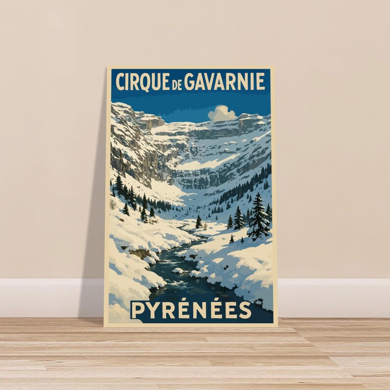 Affiche Le cirque de Gavarnie, vue 5