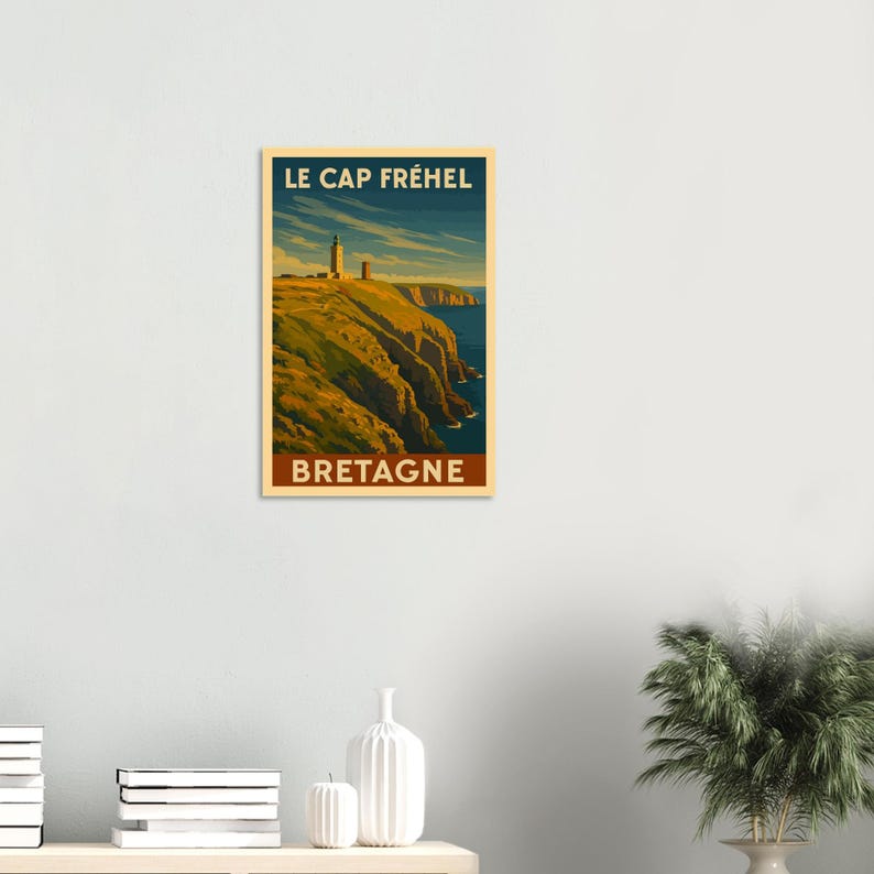 Affiche Le phare du cap Fréhel, vue 3