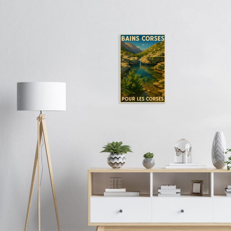 Affiche Bains corses, vue 4