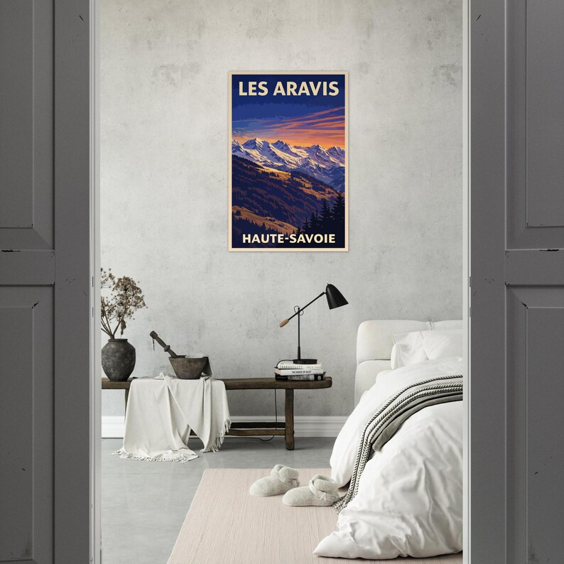 Affiche Les Aravis, Haute-Savoie, vue 5