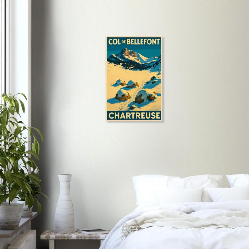Affiche Le col de Bellefont, vue 3