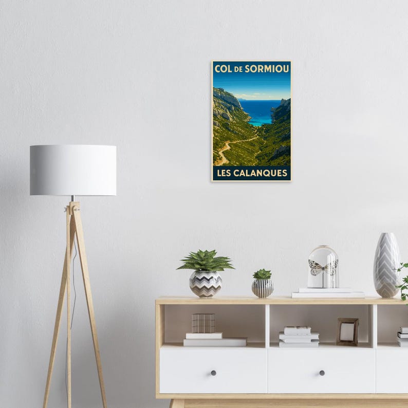Affiche Le col de Sormiou, vue 4
