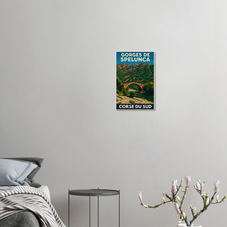 Affiche Les gorges de Spelunca, vue 2