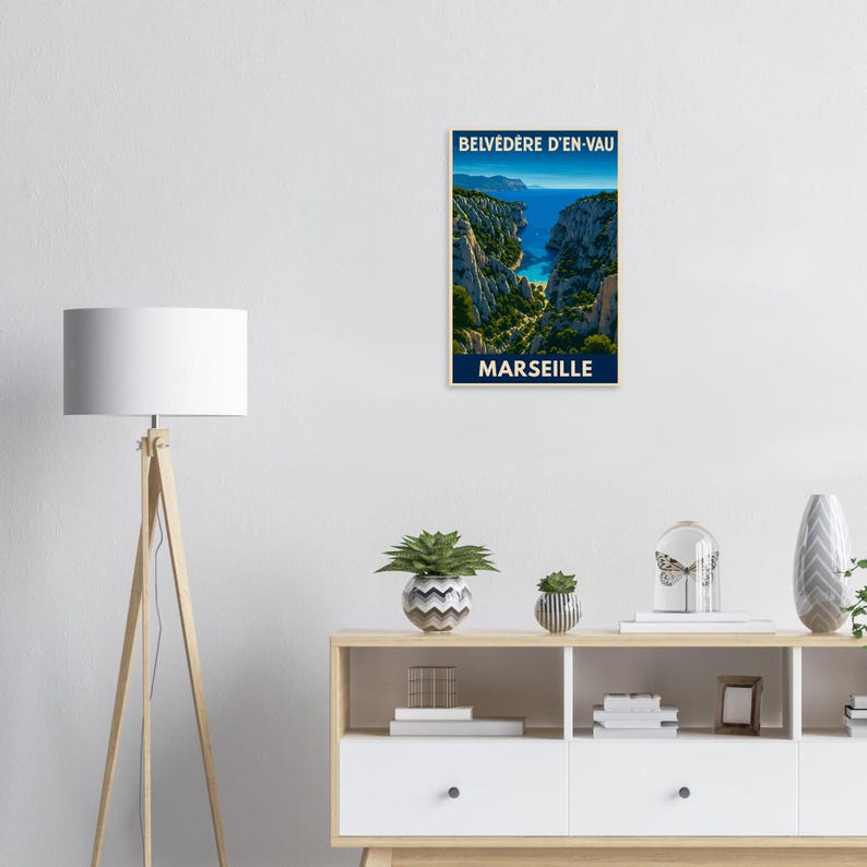 Affiche Le belvédère d'En-Vau, vue 3