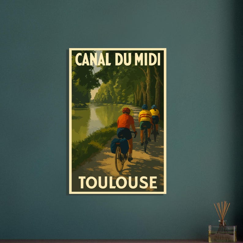 Affiche Le canal du Midi, vue 3