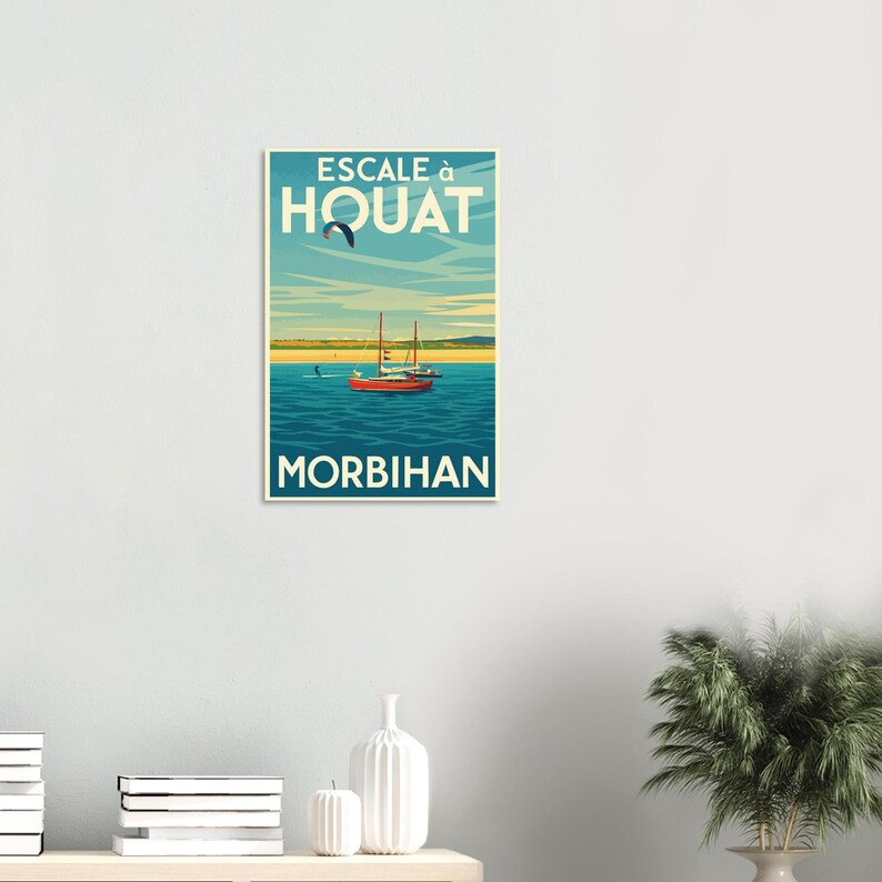 Affiche L'île de Houat, vue 3