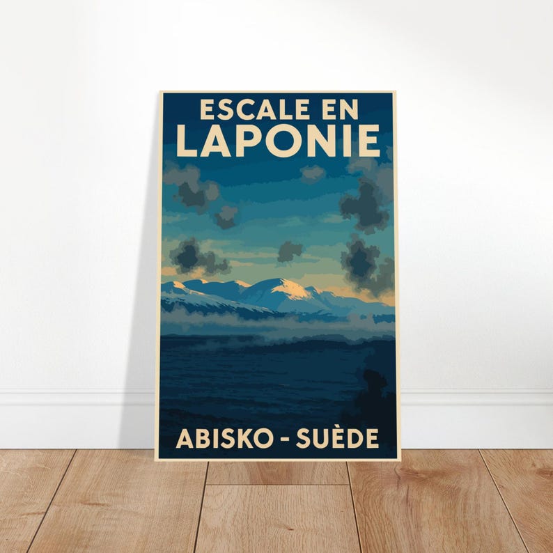 Affiche Abisko, Laponie, vue 5