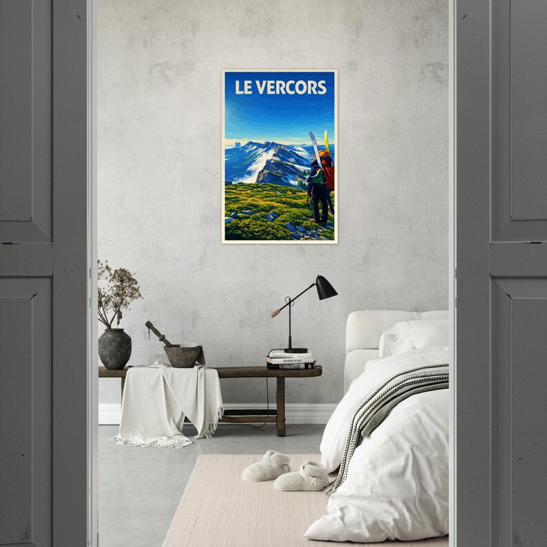 Affiche Ski de randonnée dans le Vercors, vue 3
