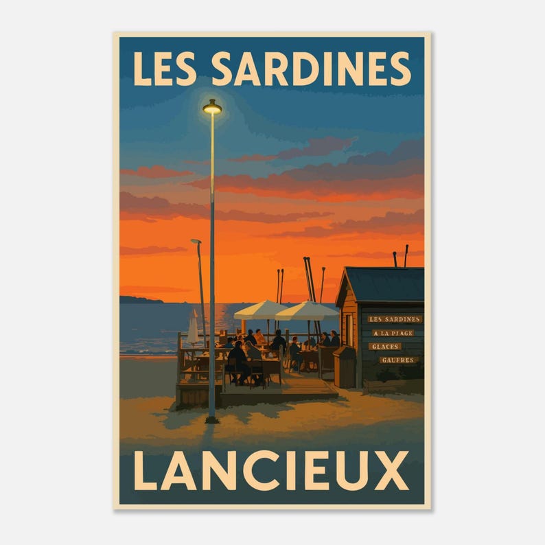 Affiche Les sardines à la plage, vue 5