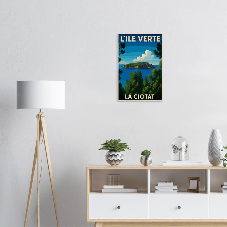 Affiche L'Île Verte, La Ciotat, vue 5
