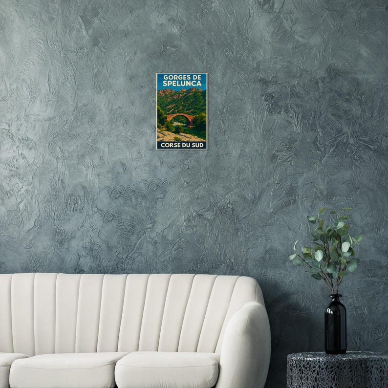 Affiche Les gorges de Spelunca, vue 4