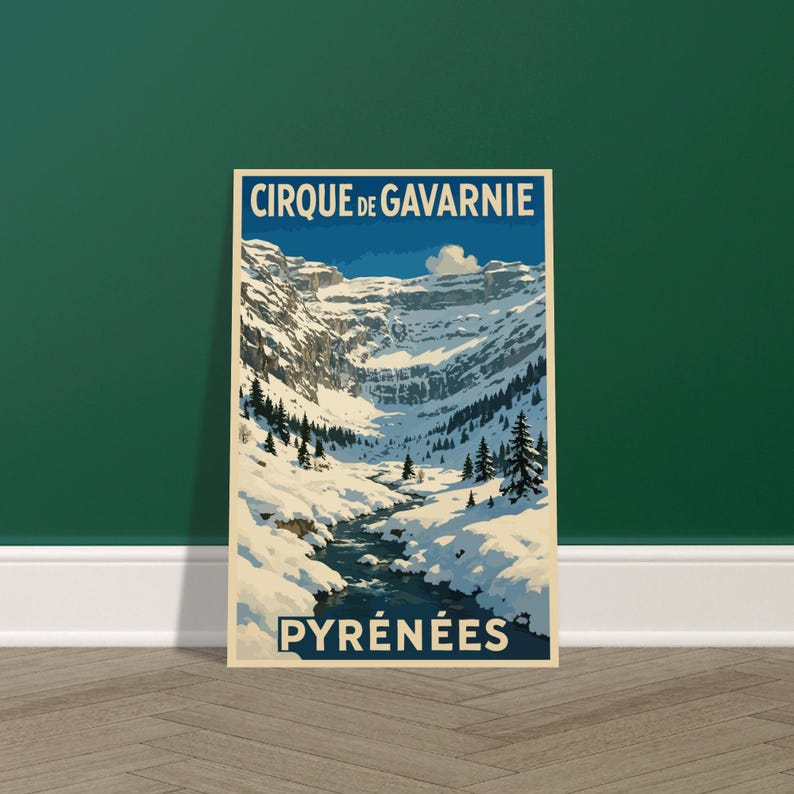 Affiche Le cirque de Gavarnie, vue 3