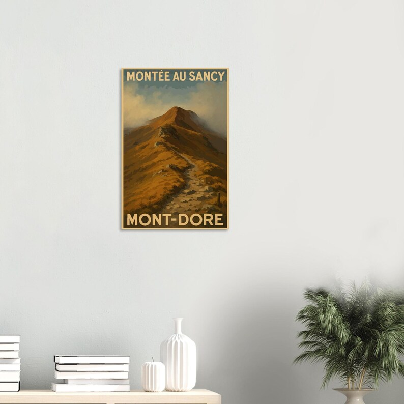 Affiche La montée au Sancy, vue 2