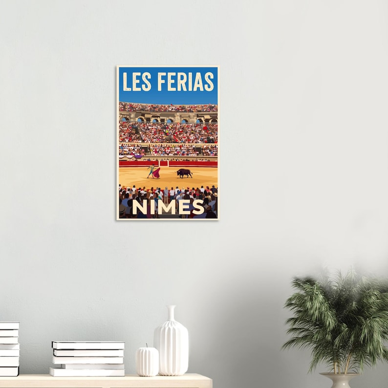 Affiche La féria de Nîmes, vue 4