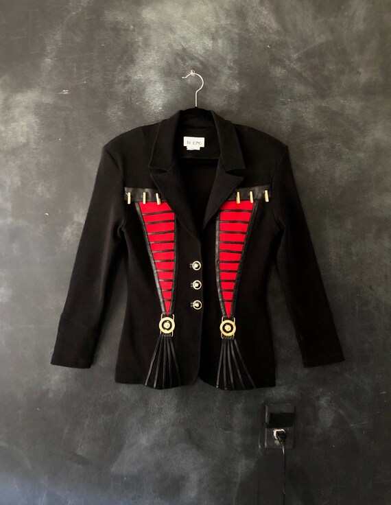 military inspired blazer