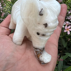 Handmade Soapstone Elephant Sculpture Set - Perfect for Home Decor, Gifting, or Adding to Your Collection