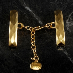 Vintage Schmuck Verschluss 6 Strang Carolee Lux Verschluss Vergoldetes Gehämmertes Metall