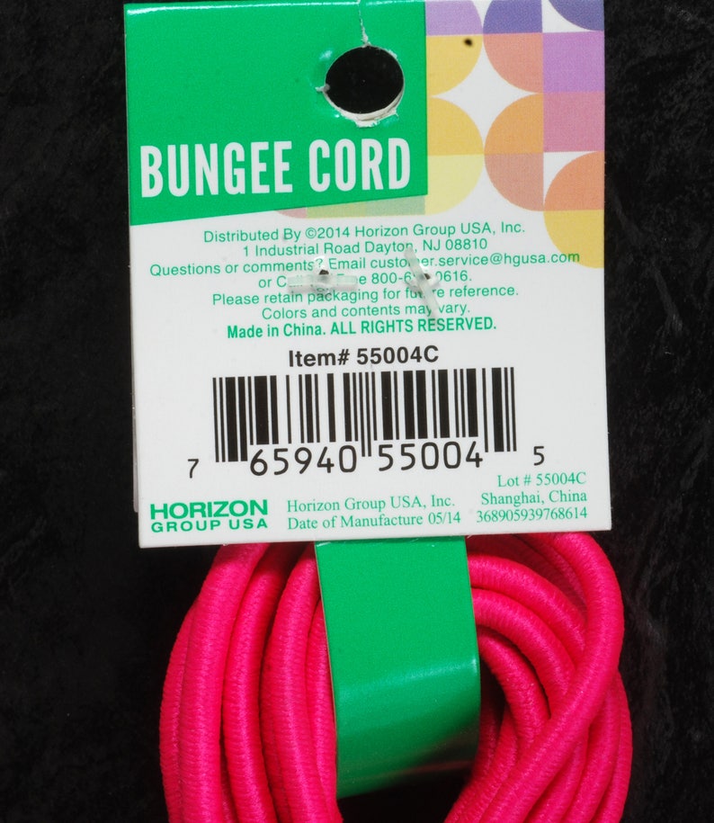 Raw Bulk Pink Bungee Cord 18 Ft for DIY Projects Etc 1/8 Thickness New