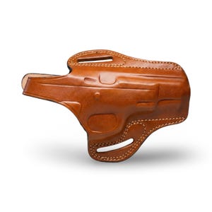 ブラウンレザー ホルスター スナップ付き Cz75 leather holster - Etsy 日本