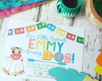 Fiesta "Senorita" Printable Invitation