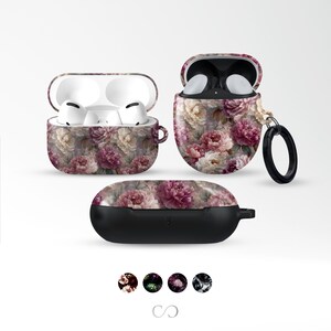 Blommigt, tufft fodral för AirPods, Samsung Buds och Pixel Buds | 5 färger