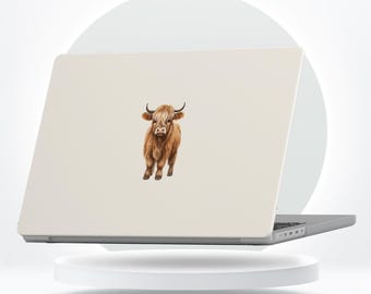 Highland Cow MacBook Case | Moo-na Lisa