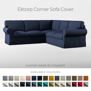 Ektorp 4-seat Sofa Slipcover, Ektorp 2+2 sofa cover, Ektorp Corner Cover, Cover IKEA Ektorp, Customized Ektorp Cover, Ektorp Custom Cover